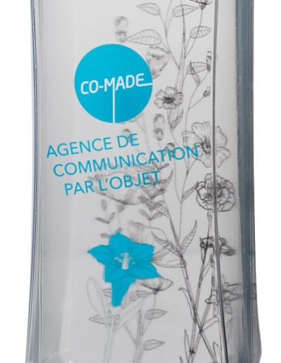 Bouteille pub acquadri personnalisée pour Co-Made, agence de communication par l'objet